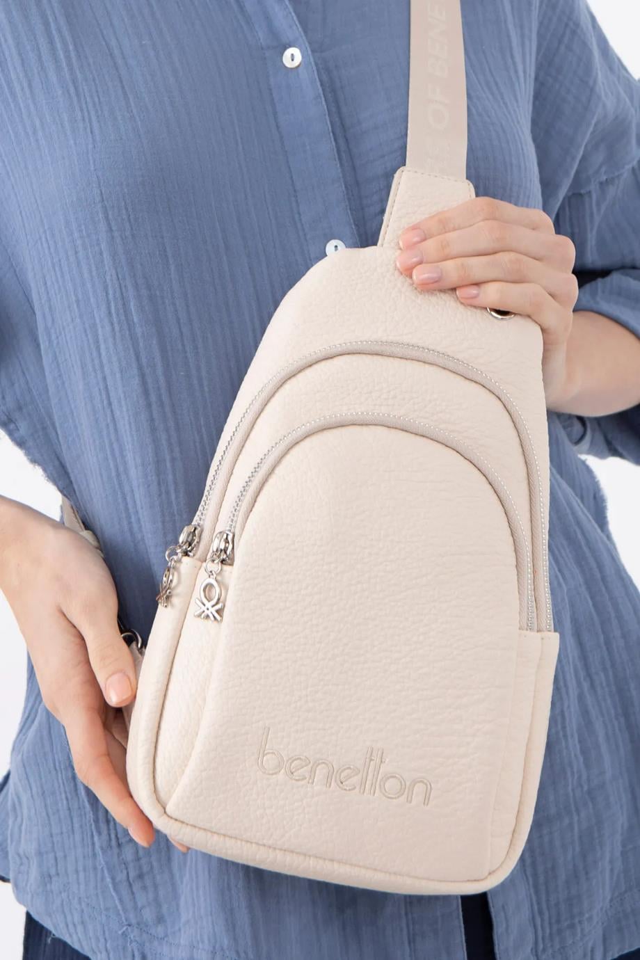 BENETTON-ST DERİ1478-2Y5 BENETTON ÇANTABEJ