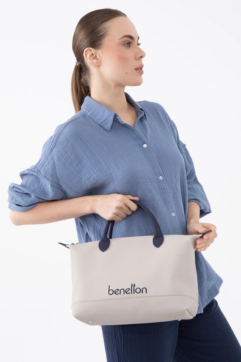 BENETTON-ST DERİ1612-2Y5 BENETTON ÇANTATAŞ LACİ