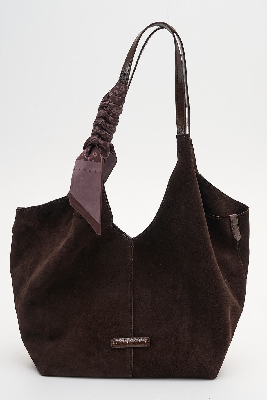 BENETTON-ST DERİ517-2K7 SİSLEY ÇANTA-KAHVE