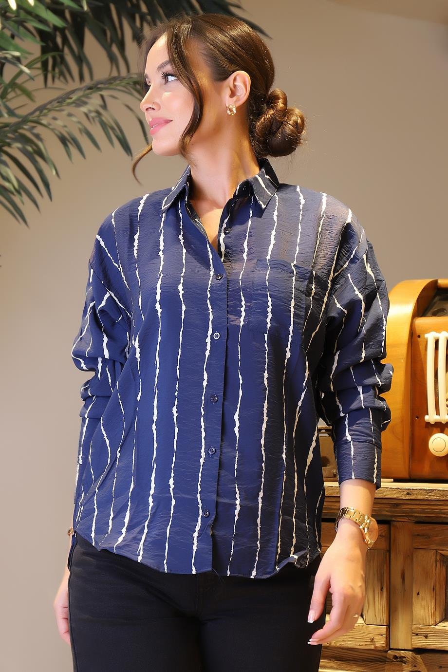 BISOU7562-2Y4 BISOU GÖMLEKLACİ