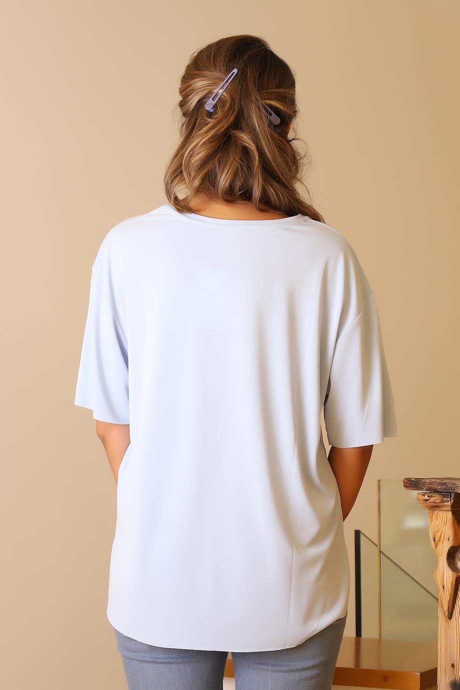 BUSEM-B TESTİLS0017426-2Y5 BUSEM TSHIRTBEBE MAVİ