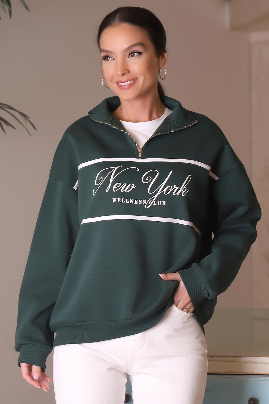 BUSEM-B TESTİLW0009877-2K4 BUSEM SWEATZ.YEŞİL