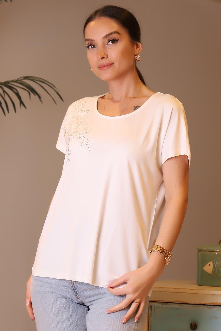 CAMELİA044-2Y4 ELLA CAMELIA BLUZEKRU