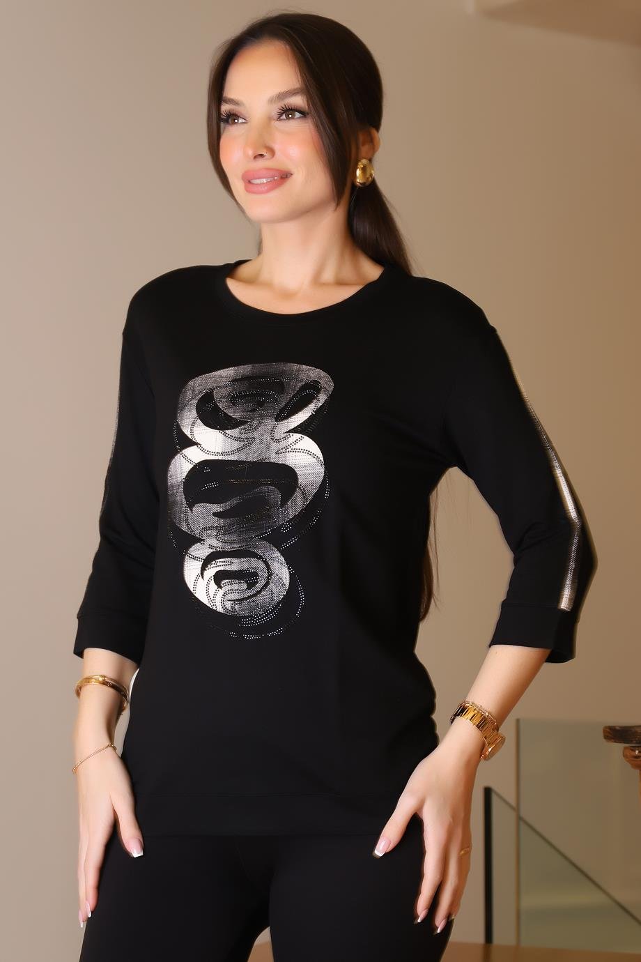 DAİDO00725-2K5 DAİDO T-SHIRTSİYAH