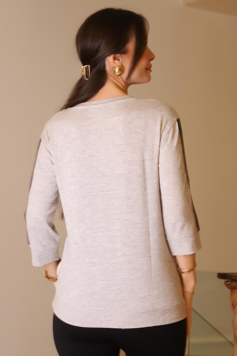 DAİDO00726-2K5 DAİDO TSHIRTGRİ MELANJ