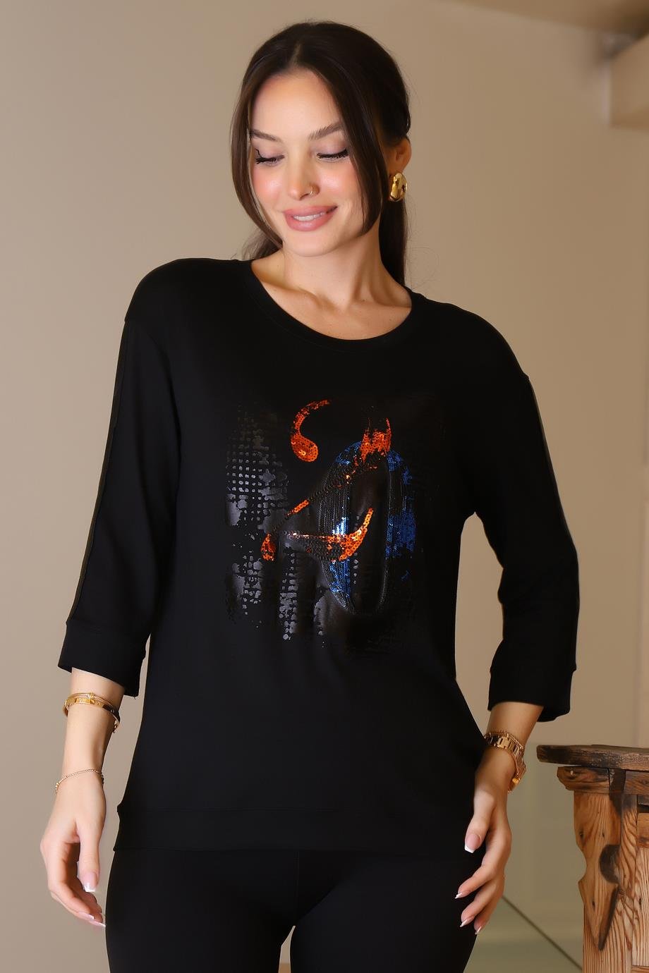 DAİDO00731-2K5 DAİDO T-SHIRTSİYAH