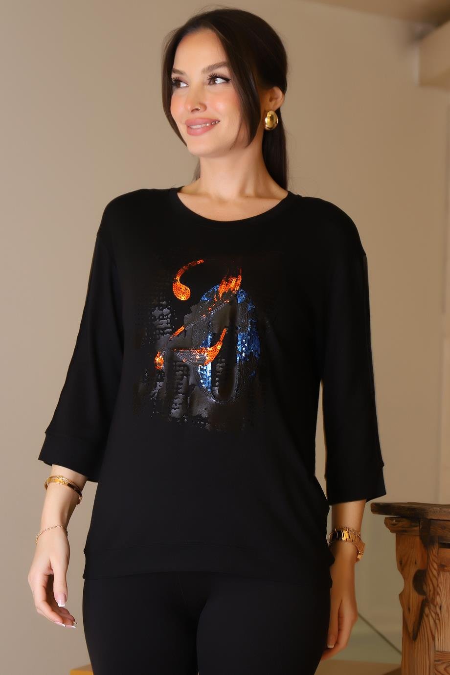 DAİDO00731-2K5 DAİDO T-SHIRTSİYAH