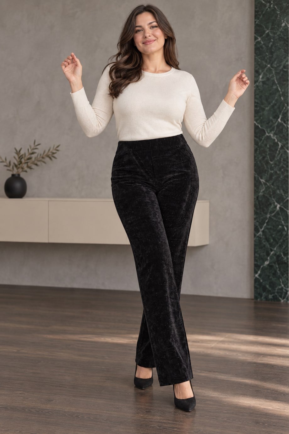 DE WHİTES21713-2K7 DE WHİTE'S PANTOLON-SİYAH