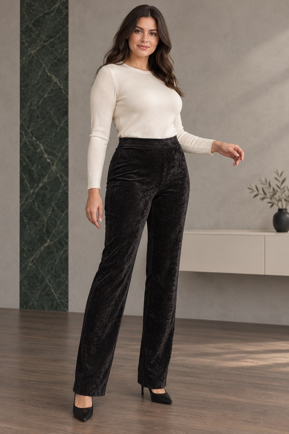 DE WHİTES21713-2K7 DE WHİTE'S PANTOLON-SİYAH