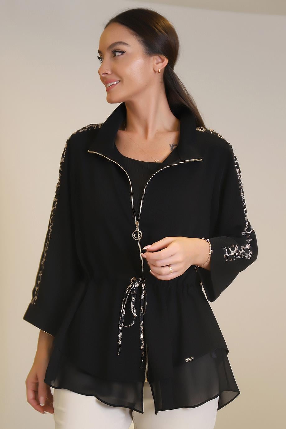 DE WHİTES41030-2K4 DE WHİTE CEKETSİYAH