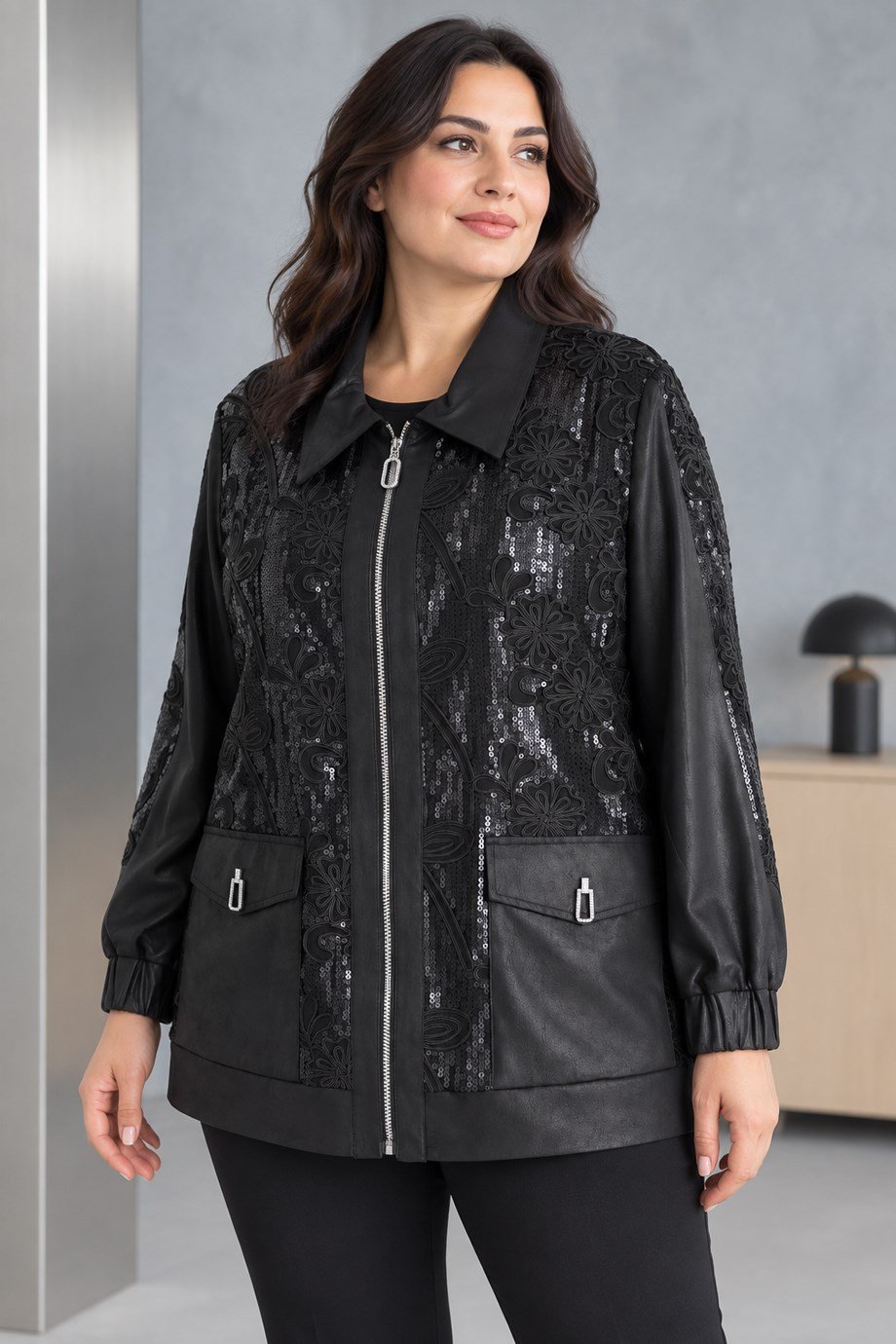 DE WHİTES61748-2K7 DE WHITE'S CEKET-SİYAH