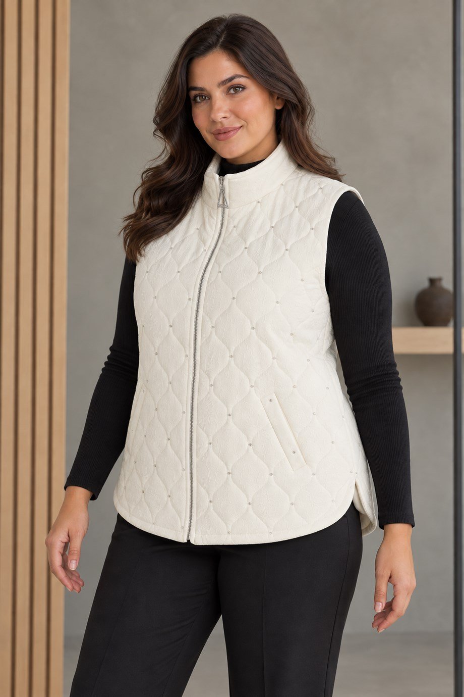 DE WHİTES81700-2K7 DE WHİTE'S YELEK-EKRU