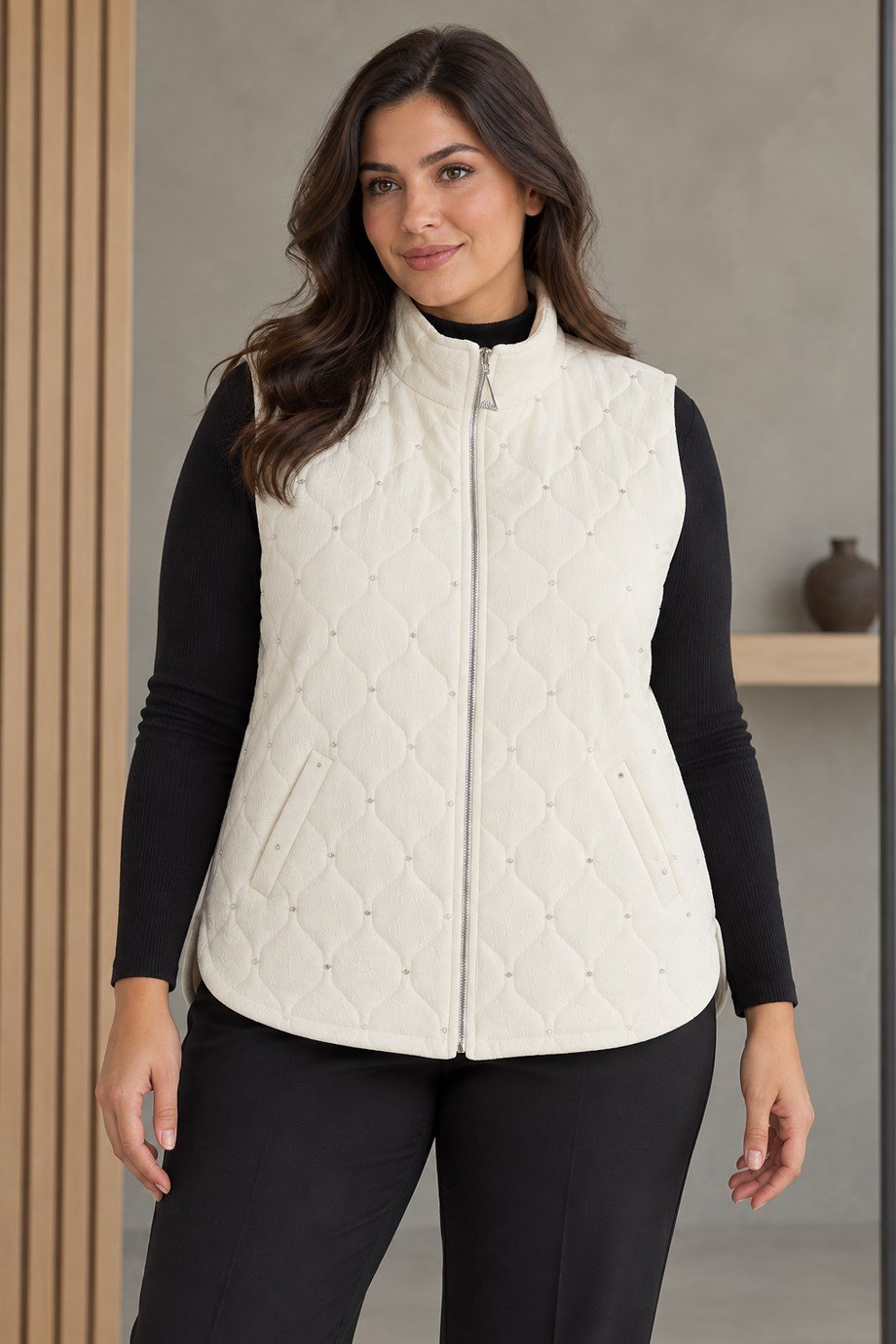 DE WHİTES81700-2K7 DE WHİTE'S YELEK-EKRU
