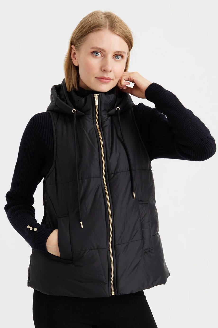 DESEN23409-2K4 DESEN YELEKSİYAH