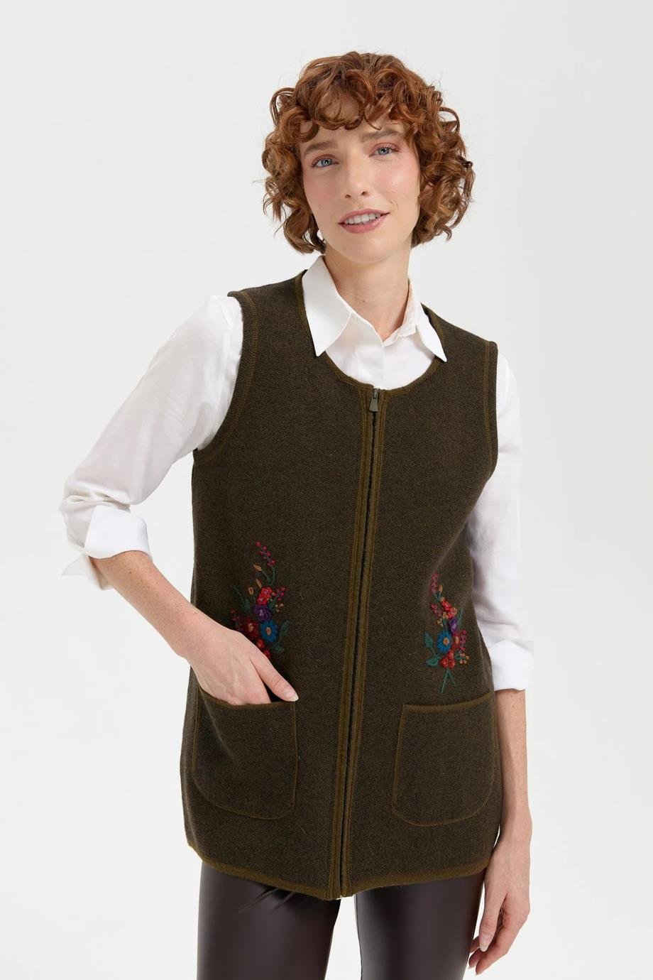 DESEN24000-SY-2K5 DESEN YELEKA.YEŞİL