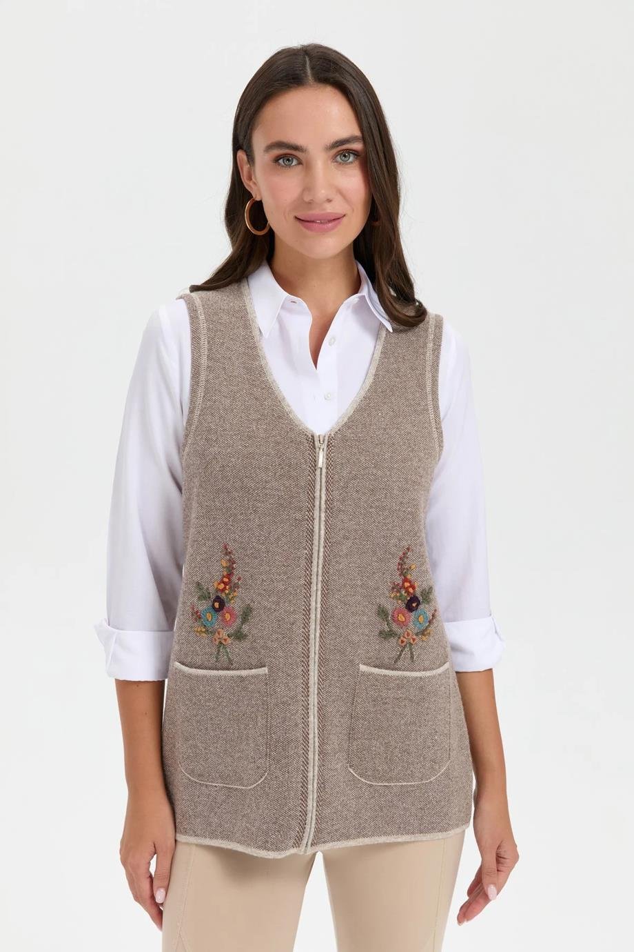 DESEN24001-VY-2K5 DESEN YELEKV.BEJ