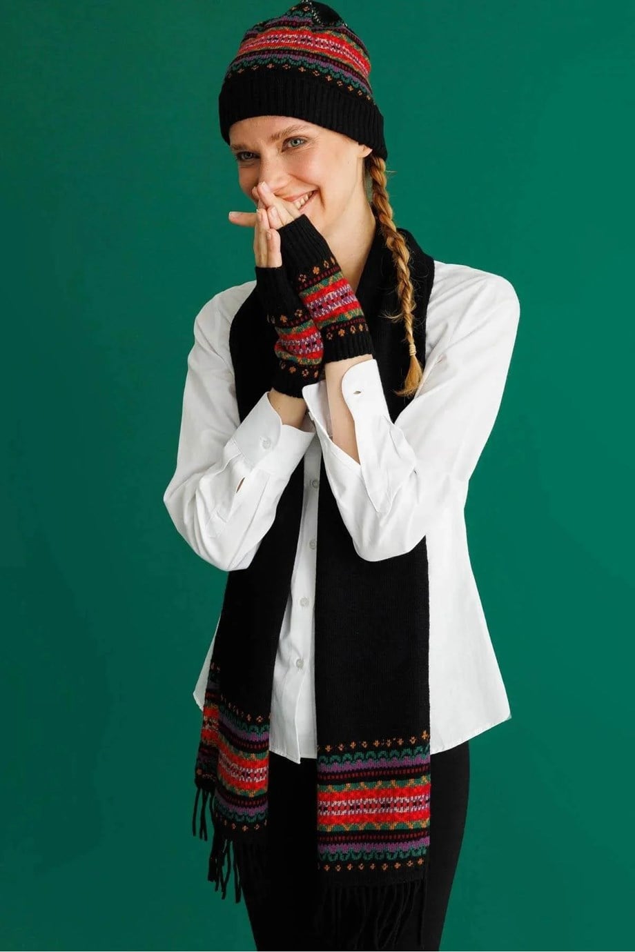 DESEN25076-2K7 DESEN ELDİVEN-SİYAH