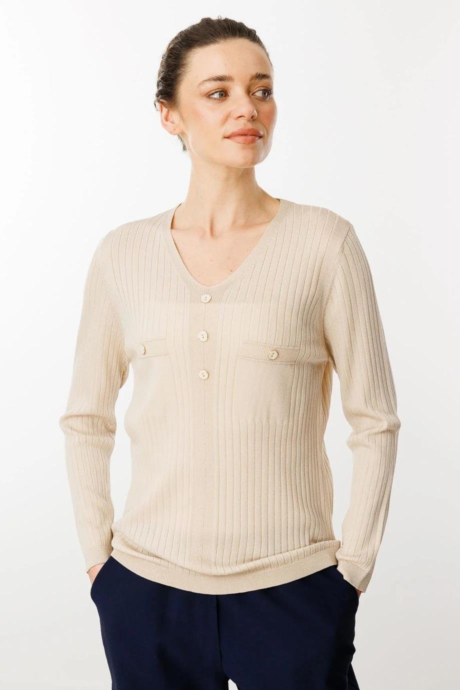 DESEN25353-VY-2Y5 DESEN BLUZBEJ