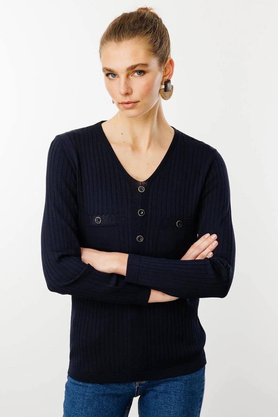 DESEN25353-VY-2Y5 DESEN BLUZLACİ