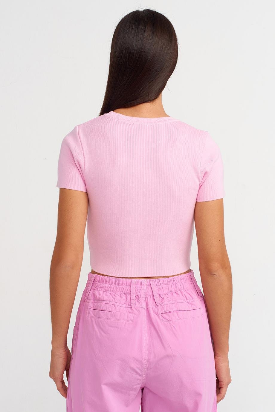 DİLVİN10357-2Y5 DİLVİN KAZAKTOZ PEMBE