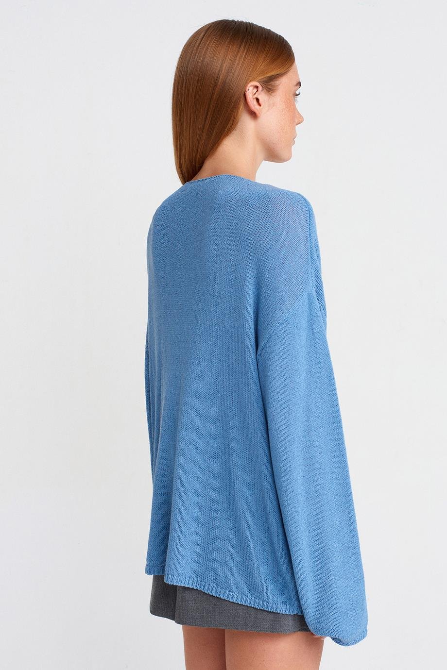 DİLVİN10706-2Y5 DİLVİN T-SHIRTMAVİ