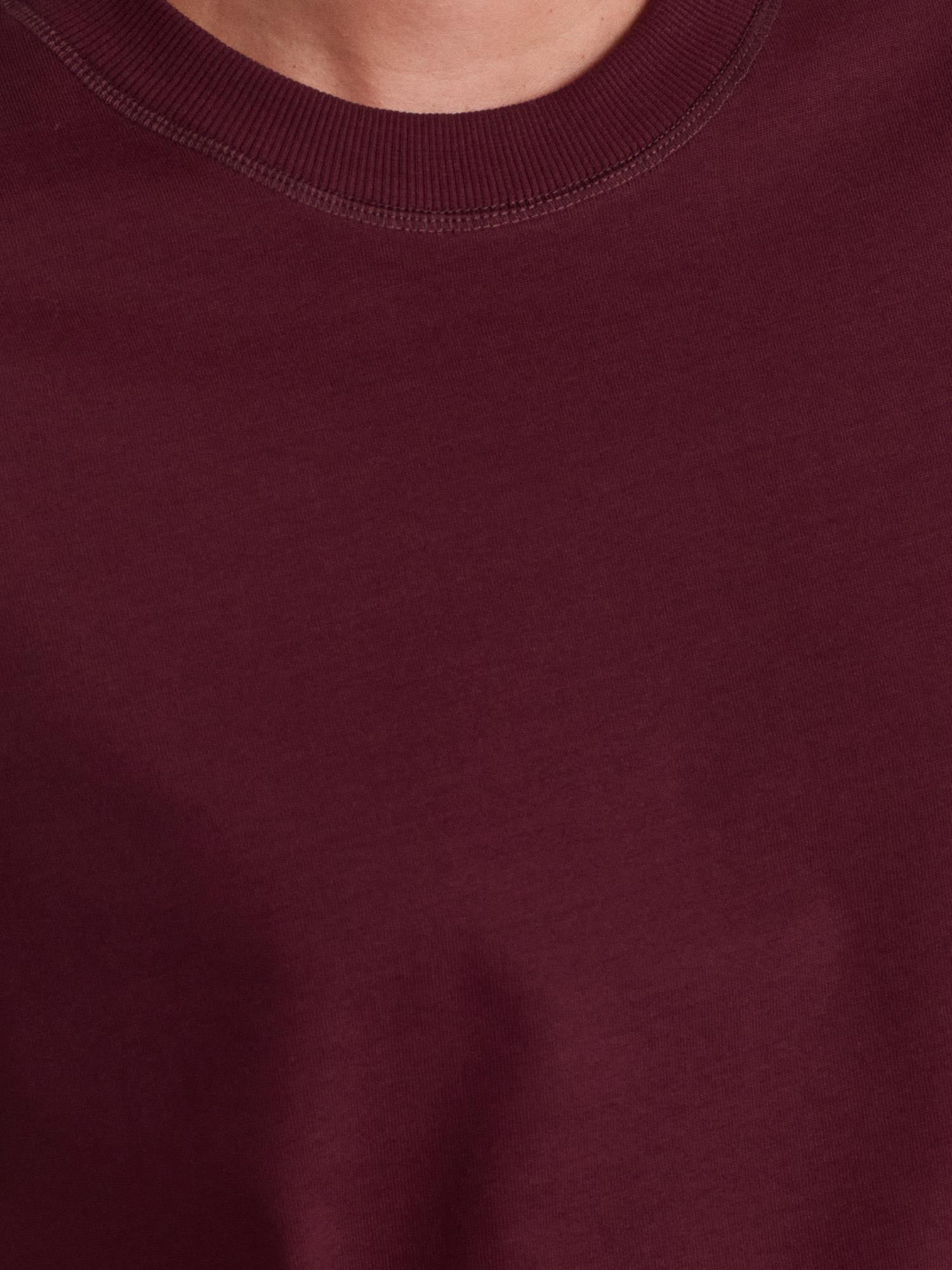 DİLVİN30312-2K6 DİLVİN TSHIRTBORDO