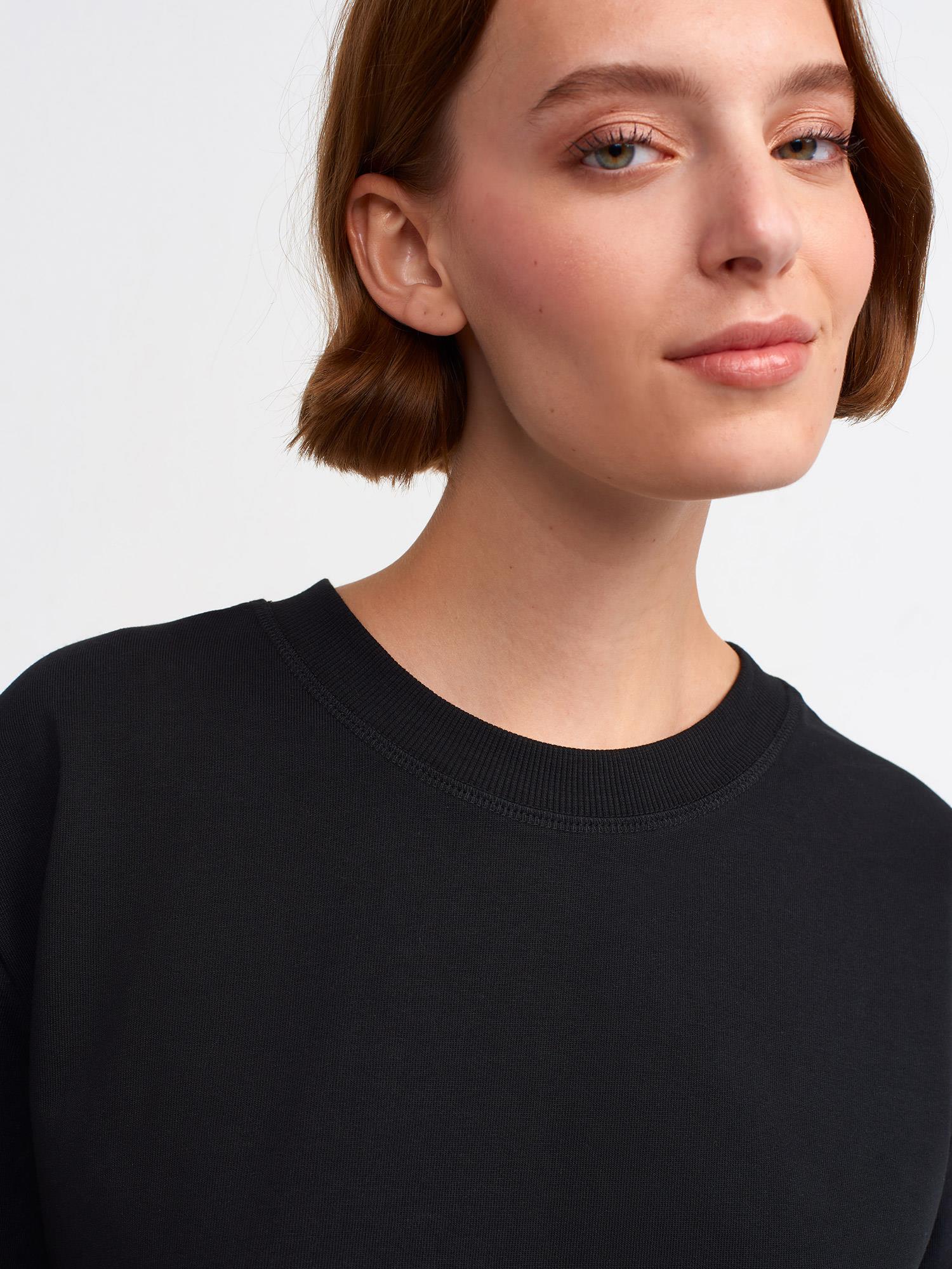 DİLVİN30312-2K6 DİLVİN TSHIRTSİYAH