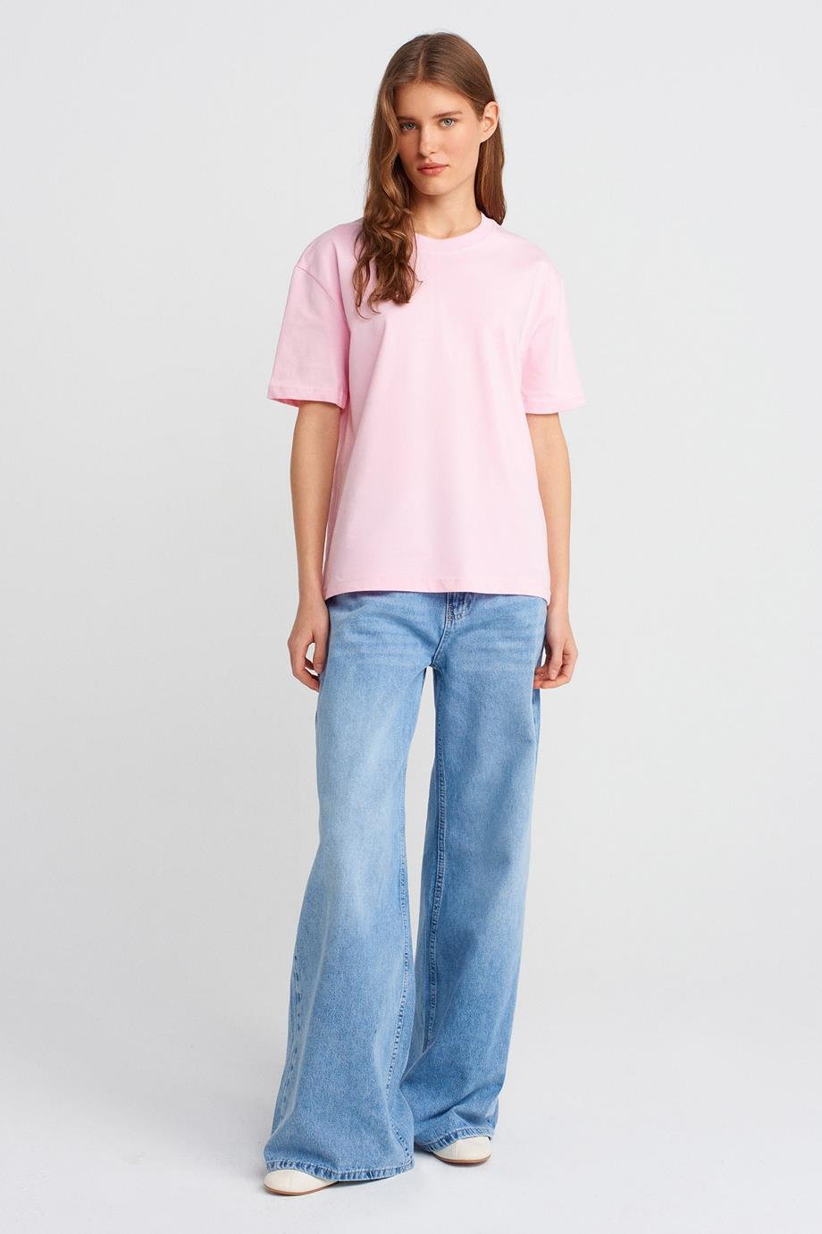 DİLVİN30312-2Y5 DİLVİN T-SHIRTA.PEMBE