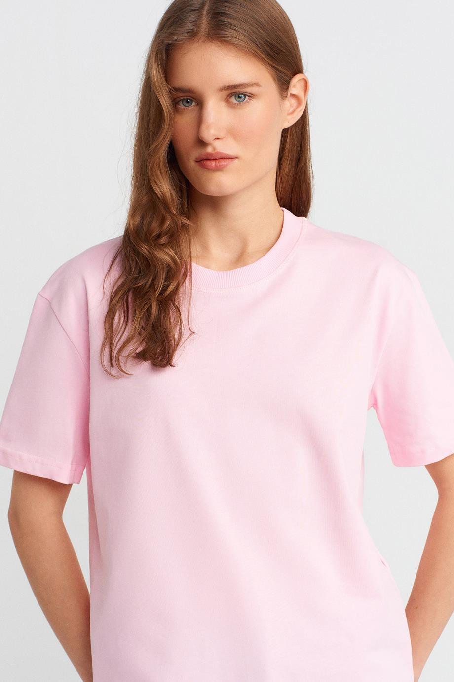 DİLVİN30312-2Y5 DİLVİN T-SHIRTA.PEMBE