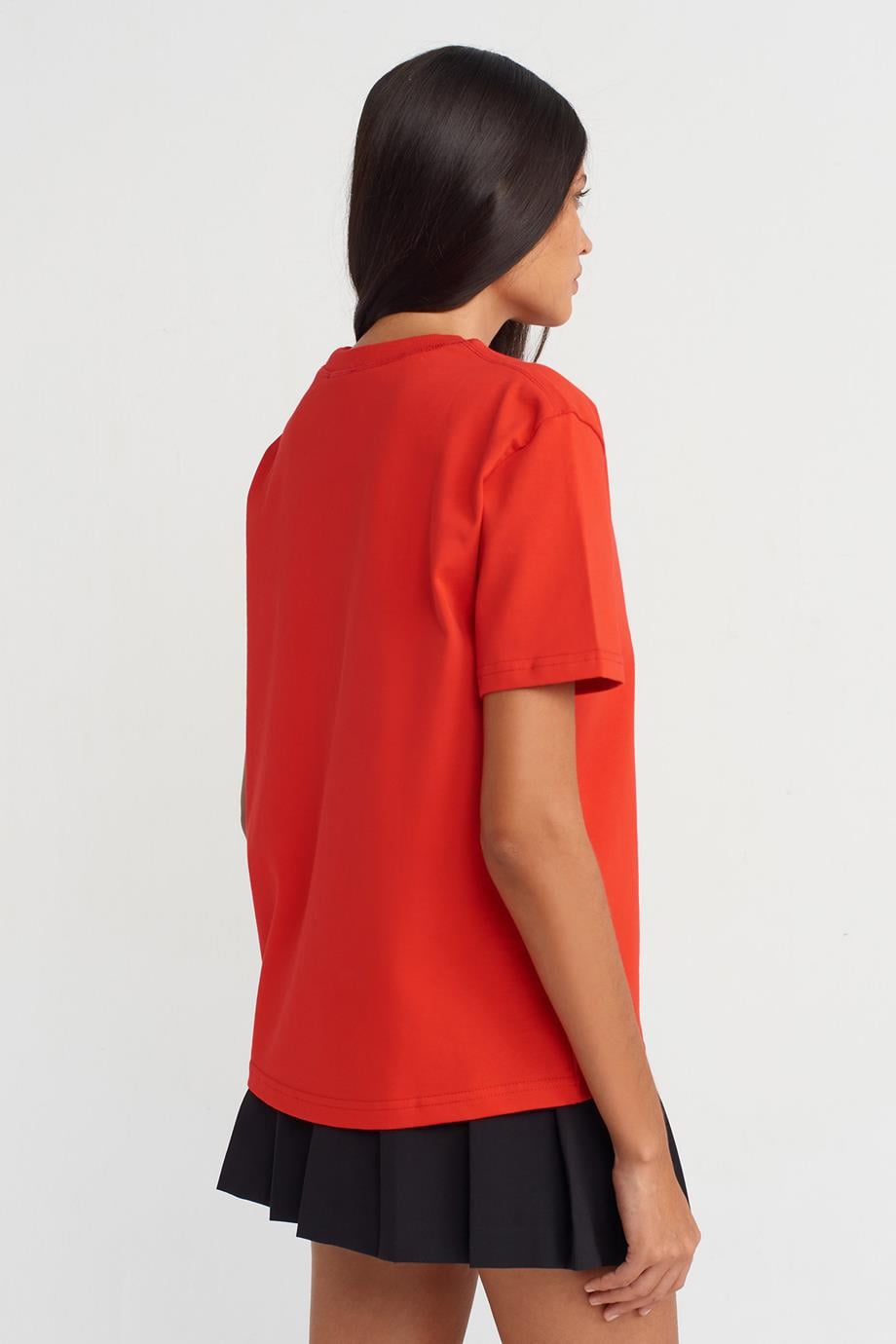 DİLVİN30312-2Y5 DİLVİN T-SHIRTKIRMIZI