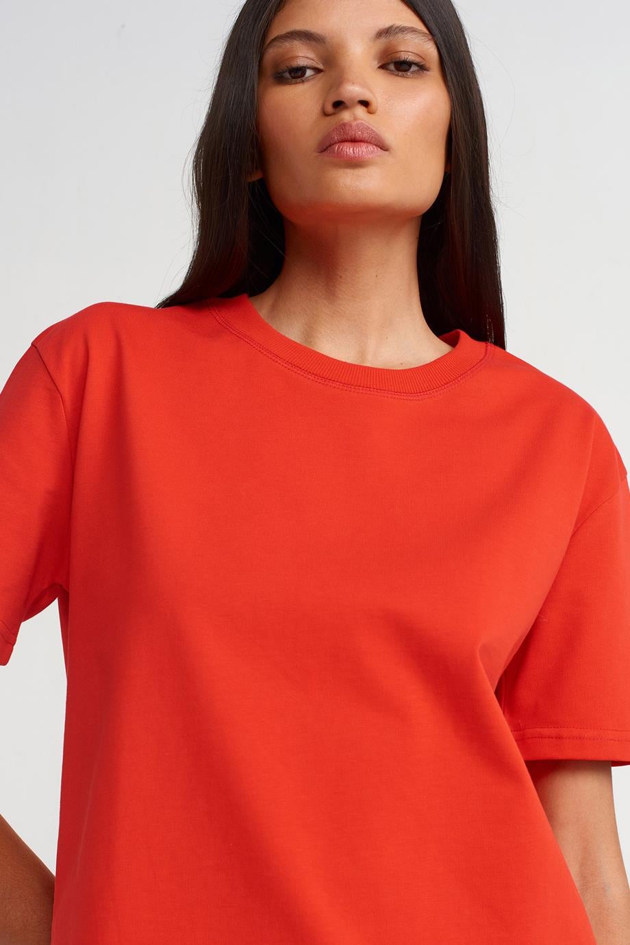 DİLVİN30312-2Y5 DİLVİN T-SHIRTKIRMIZI