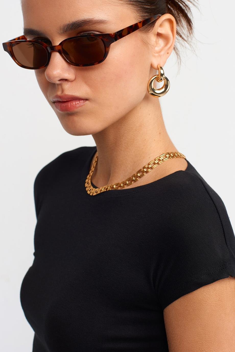 DİLVİN30528-2Y5 DİLVİN CROPSİYAH