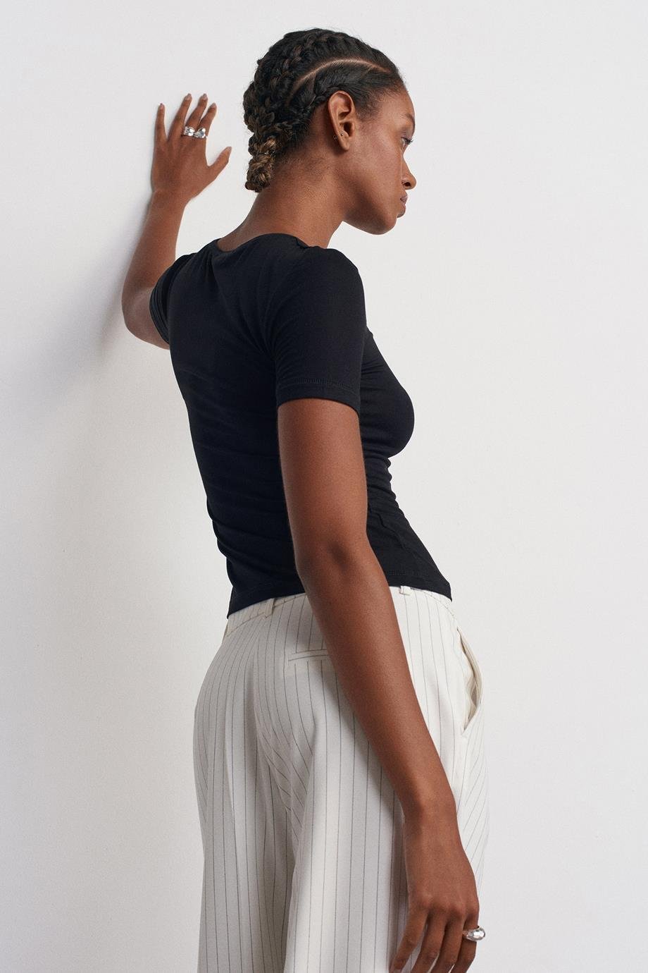 DİLVİN30747-2Y5 DİLVİN T-SHIRTSİYAH