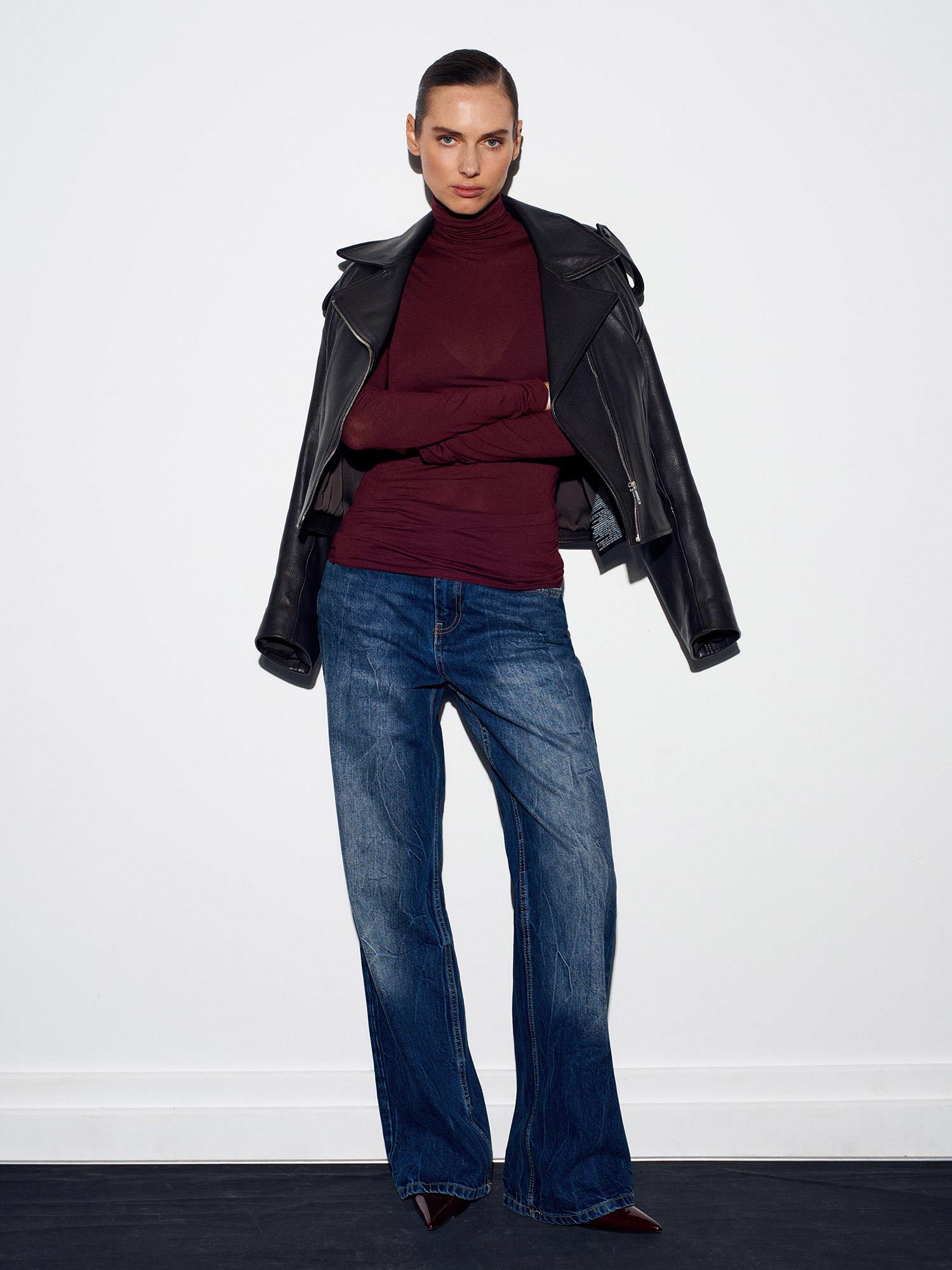 DİLVİN32277-2K6 DİLVİN BLUZBORDO