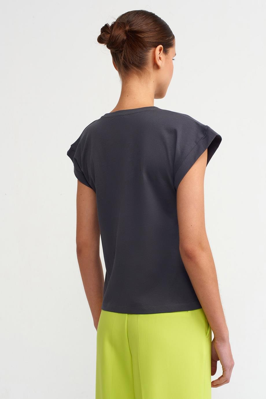 DİLVİN3504-2Y5 DİLVİN T-SHIRTANTRASİT