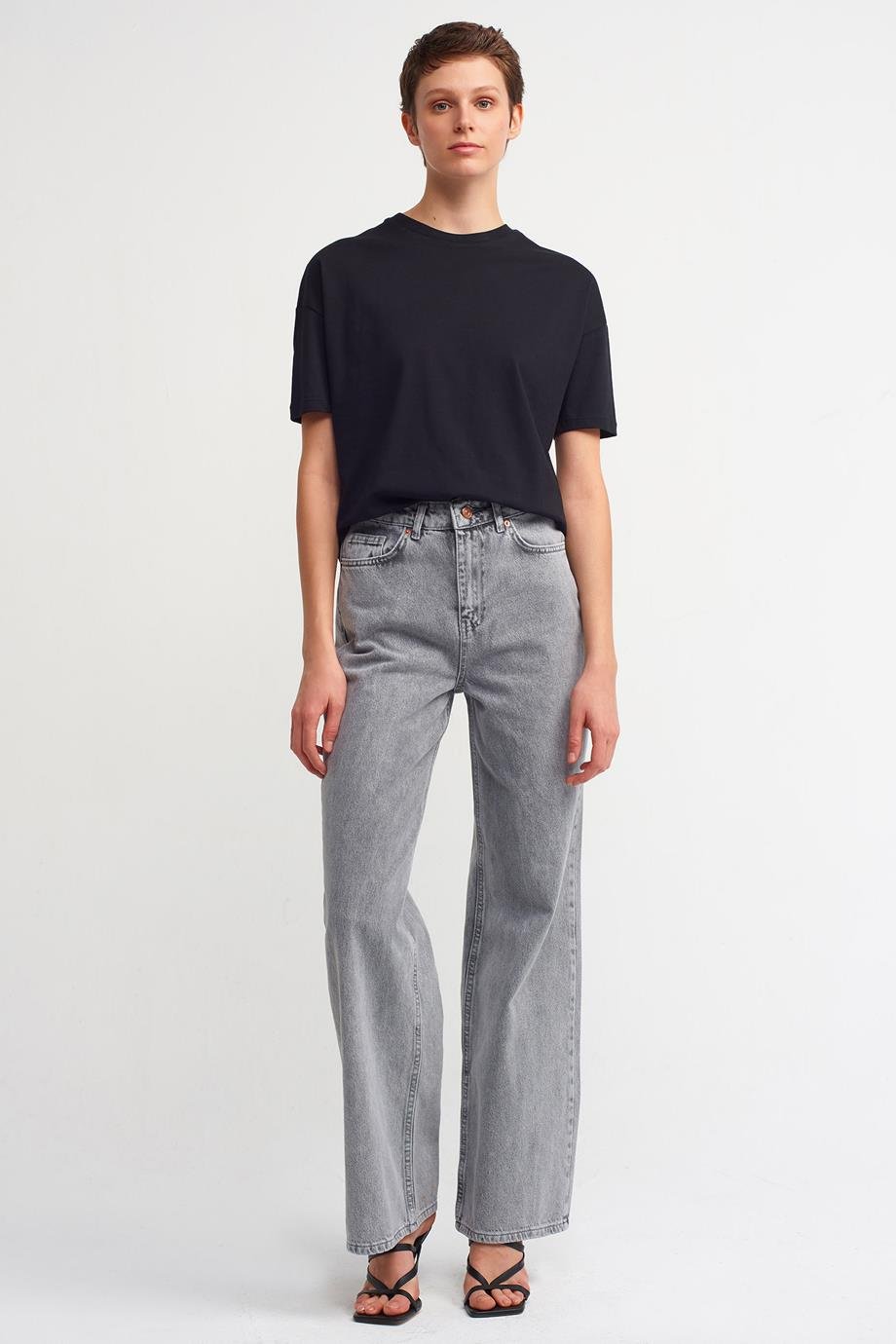 DİLVİN3683-2Y5 DİLVİN T-SHIRTSİYAH