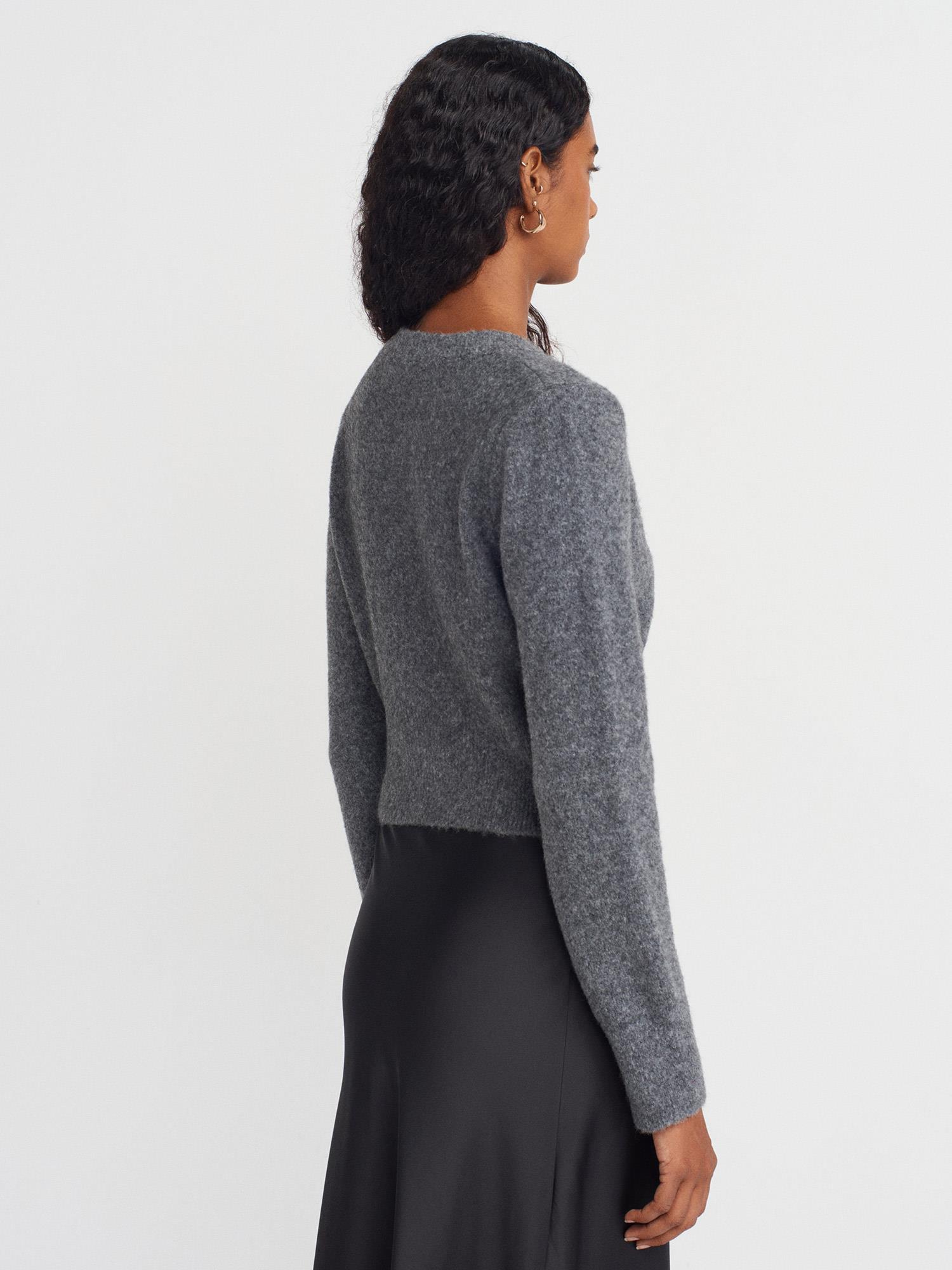 DİLVİN60273-2K6 DİLVİN HIRKAK.FÜME MELANJ