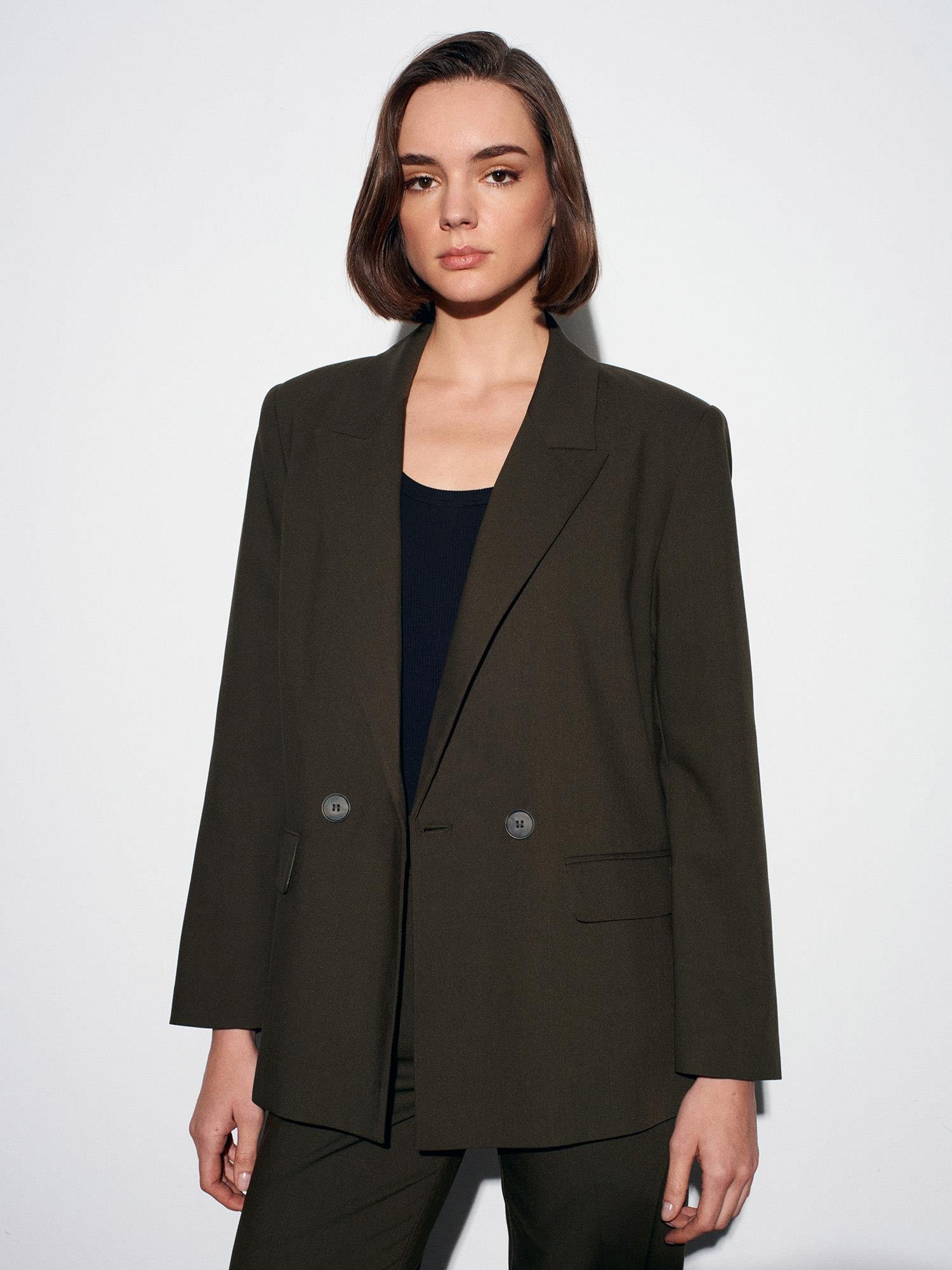 DİLVİN60767-2K6 DİLVİN CEKETHAKİ