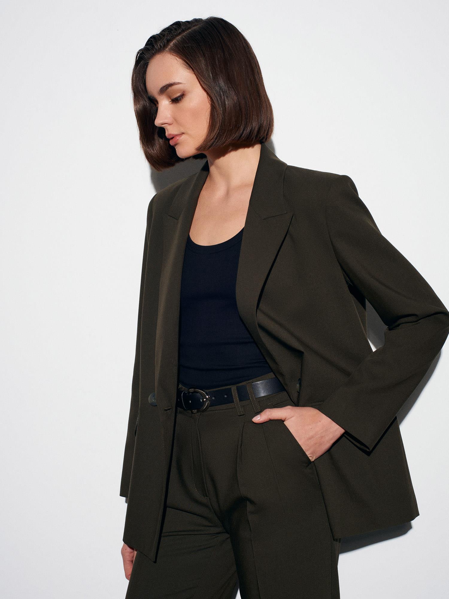 DİLVİN60767-2K6 DİLVİN CEKETHAKİ