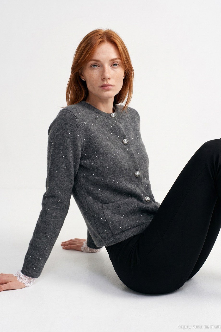 DİLVİN60935-2K7 DİLVİN HIRKA-FÜME
