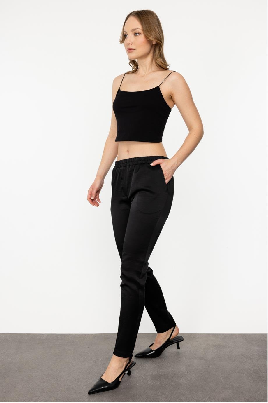 EKOL1176-2Y4 EKOL PANTOLONSİYAH