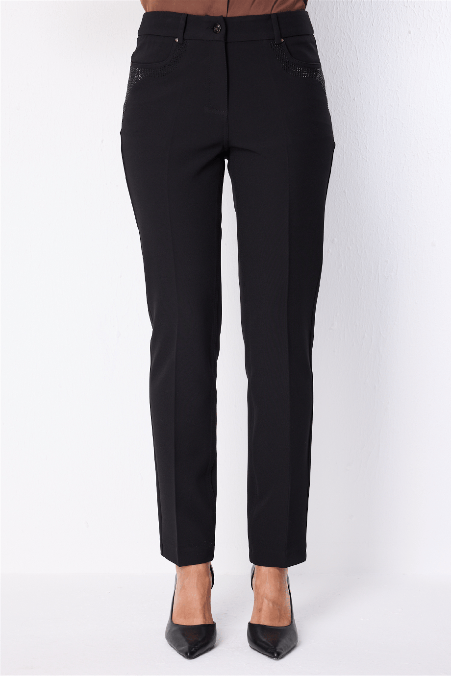 EKOL2061-2K7 EKOL PANTOLON-SİYAH