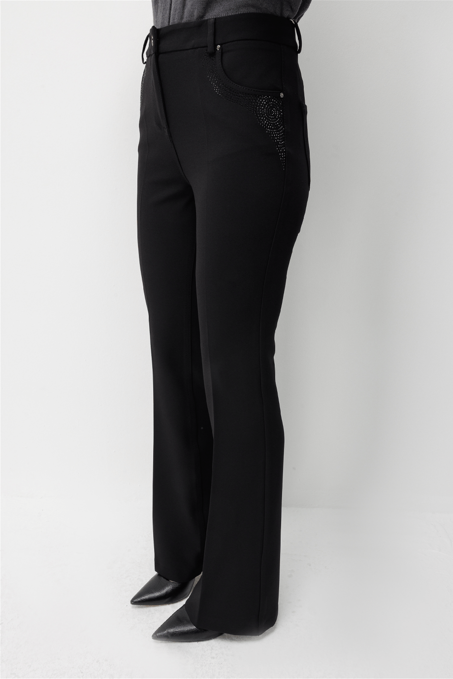 EKOL2063-2K7 EKOL PANTOLON-SİYAH