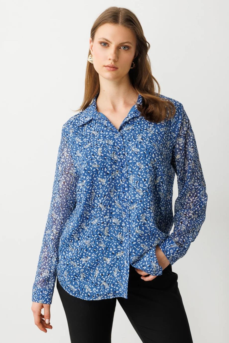 EKOL3522-2Y5 EKOL BLUZİNDİGO