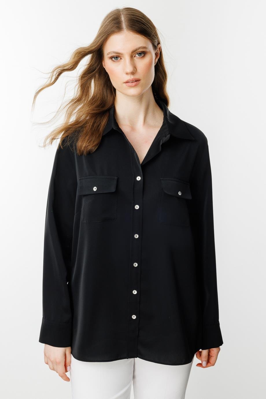 EKOL3526-2Y5 EKOL BLUZSİYAH