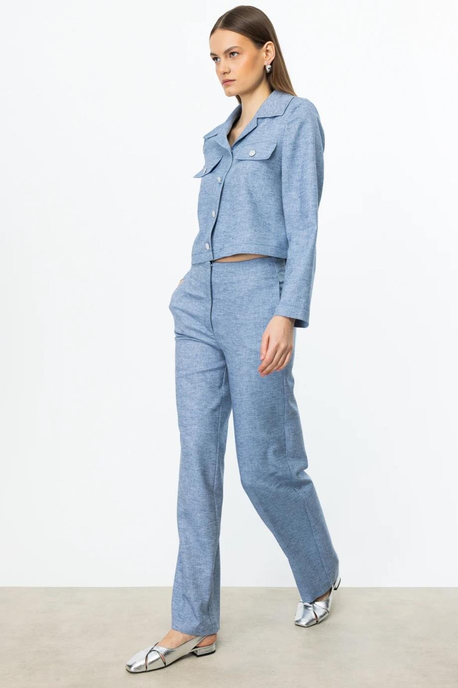 EKOL4198-2Y5 EKOL PANTOLONMAVİ