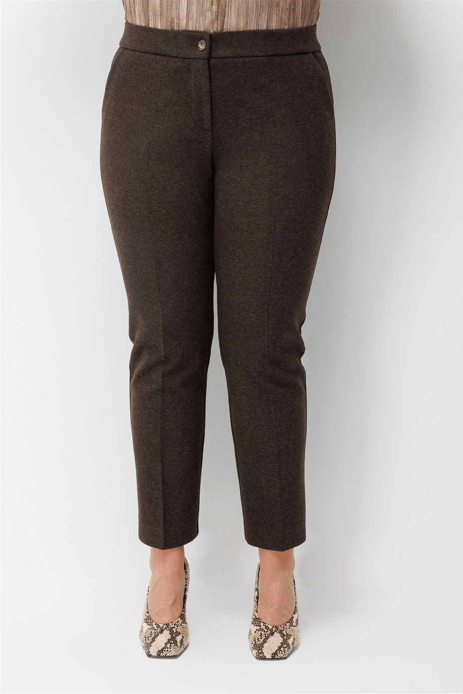 EKOL4531-2K7 EKOL PANTOLON-KAHVE