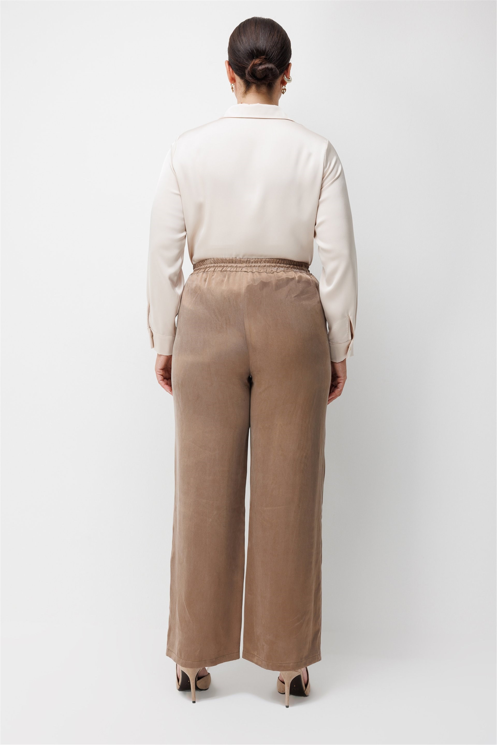 EKOL4583-2K7 EKOL PANTOLON-GOLD