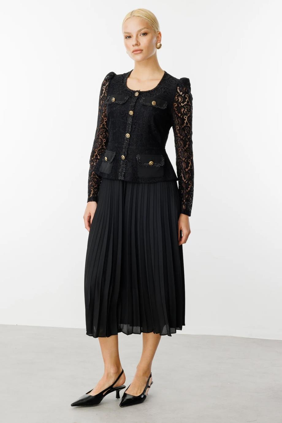 EKOL5186-2Y5 EKOL ELBİSESİYAH