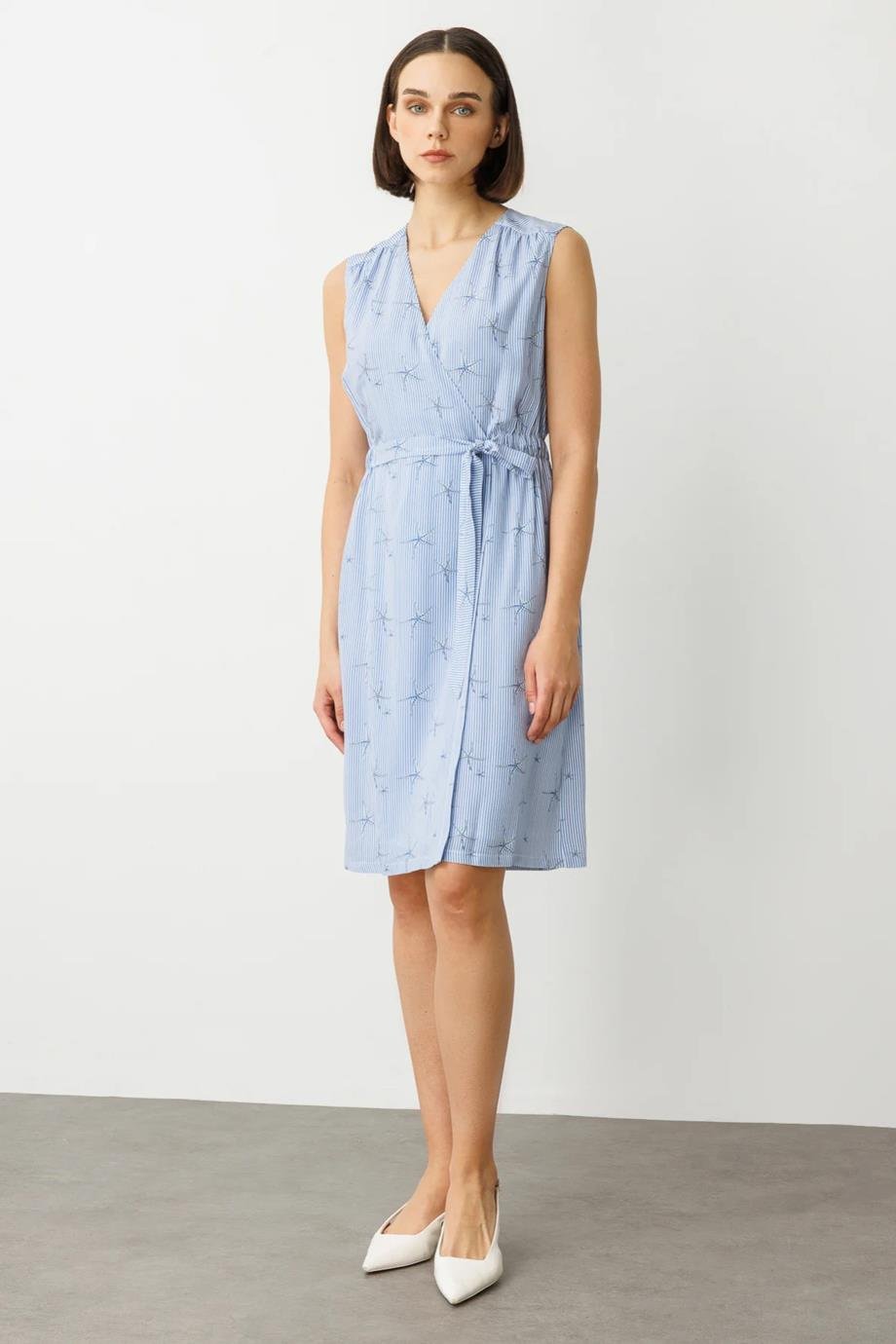 EKOL5214-2Y5 EKOL ELBİSEMAVİ